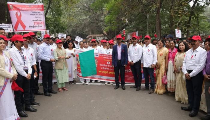 जागतिक एड्स दिनानिमित्त जनजागृती रॅली संपन्न