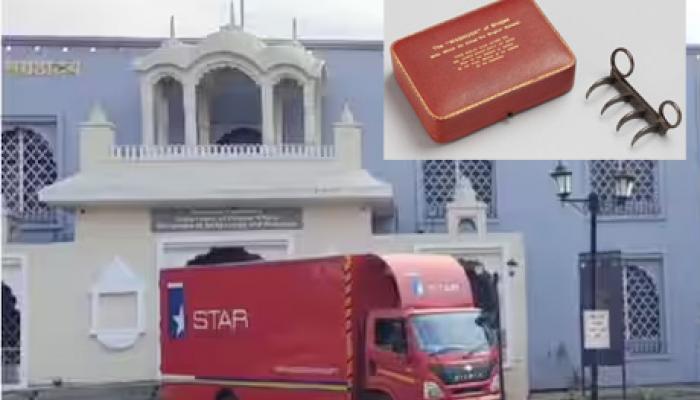 कडेकोट बंदोबस्तात शिवकालीन वाघनखं नागपूरकडे रवाना